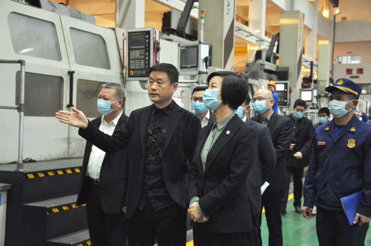 县委书记黄慧到伯特利督查疫情防控和安全生产工作