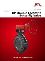 HP Double Eccentric Butterfly Valve